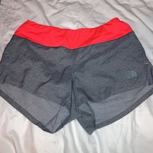 North face athletic shorts